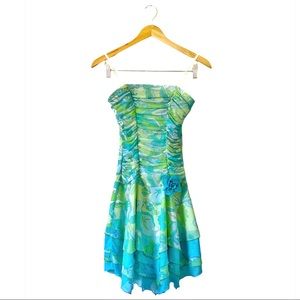 aty triangles junior strapless dress size M